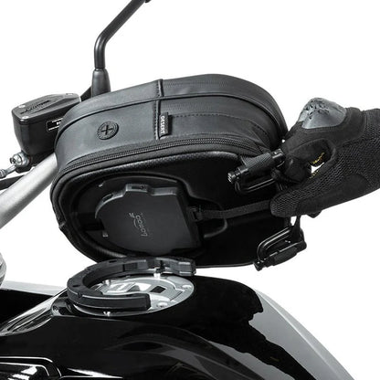 LOBOO BTB05BK WATERPROOF MOTORCYCLE TANK BAG 5L| UNIVERSAL FIT WITH PHONE HOLDER AND SHOULDER STRAP