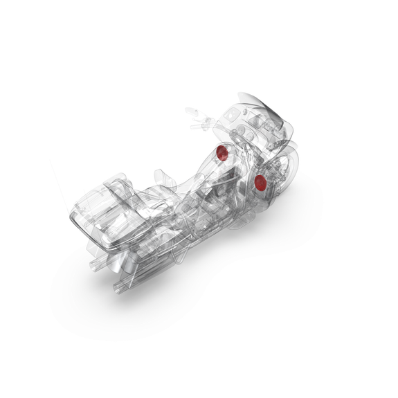 ROCKFORD FOSGATE HARLEY-DAVIDSON® 6.5" FULL RANGE UPPER/LOWER FAIRING AND TOUR-PAK SPEAKERS (2014+)