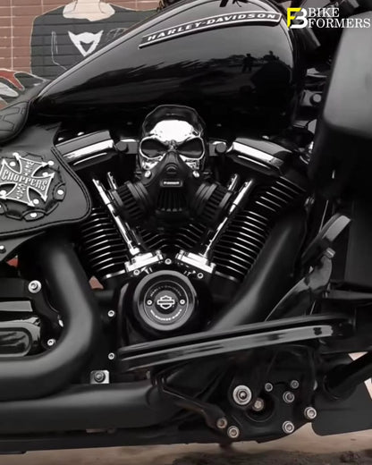 SKULL V-WIN INTAKE FOR MILWAUKEE EIGHT SOFTAIL & TOURING 2017-2024