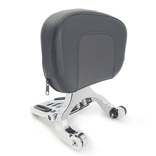 MOTORCYCLE PILLION CUM  PASSENGER BACKREST WITH LUGGAGE RACK FOR FATBOY M8