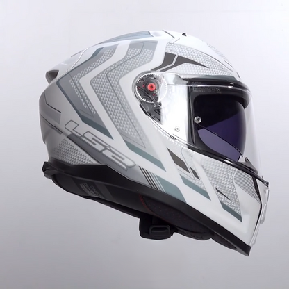 LS2 VECTOR II HPFC ALIZER WHITE SILVER
