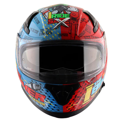 AXOR XBHP #THENINETEEN HELMET BLUE RED