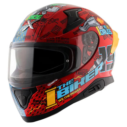 AXOR XBHP #THENINETEEN HELMET BLUE RED