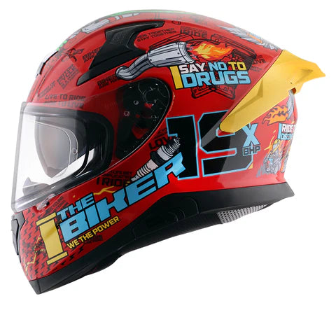 AXOR XBHP #THENINETEEN HELMET BLUE RED