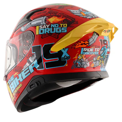 AXOR XBHP #THENINETEEN HELMET BLUE RED