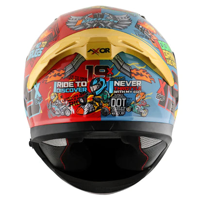 AXOR XBHP #THENINETEEN HELMET BLUE RED