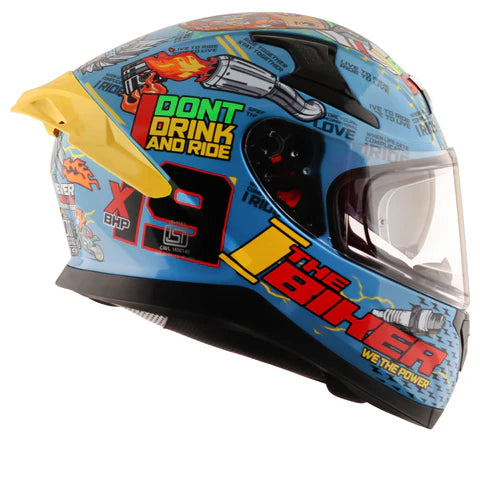 AXOR XBHP #THENINETEEN HELMET BLUE RED