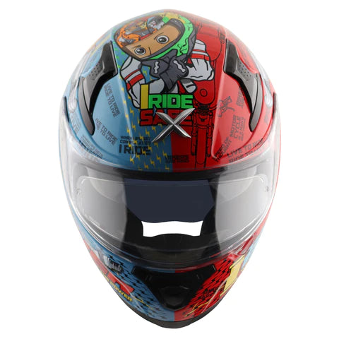 AXOR XBHP #THENINETEEN HELMET BLUE RED