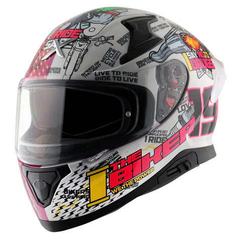 AXOR XBHP #THENINETEEN HELMET PINK WHITE