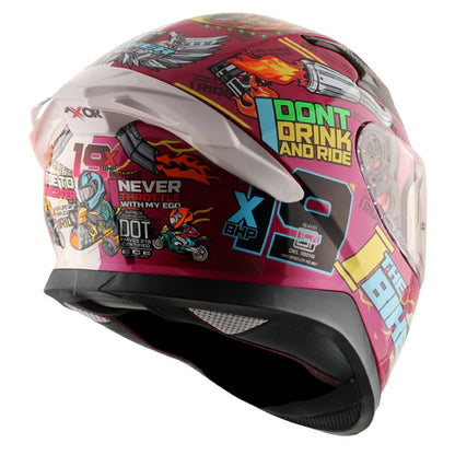 AXOR XBHP #THENINETEEN HELMET PINK WHITE